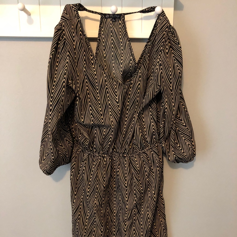 Black and white dress